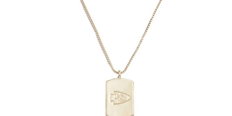 A Kansas City Chiefs necklace