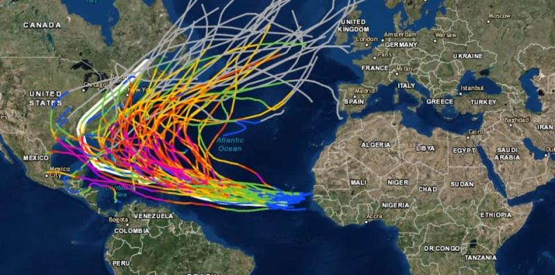 Hurricane Drought in the Atlantic Ocean