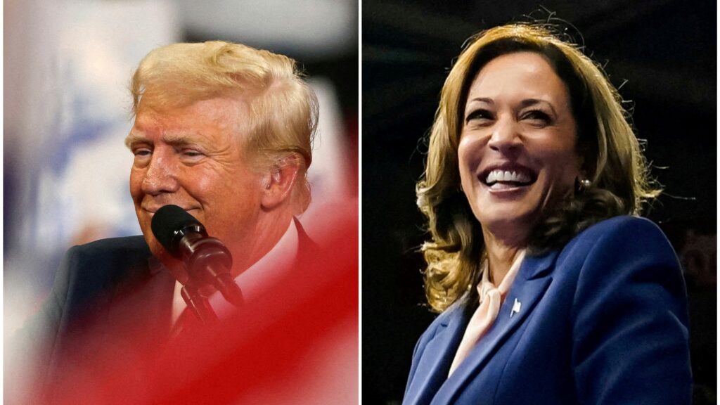 Harris heads into Trump debate with lead, rising enthusiasm