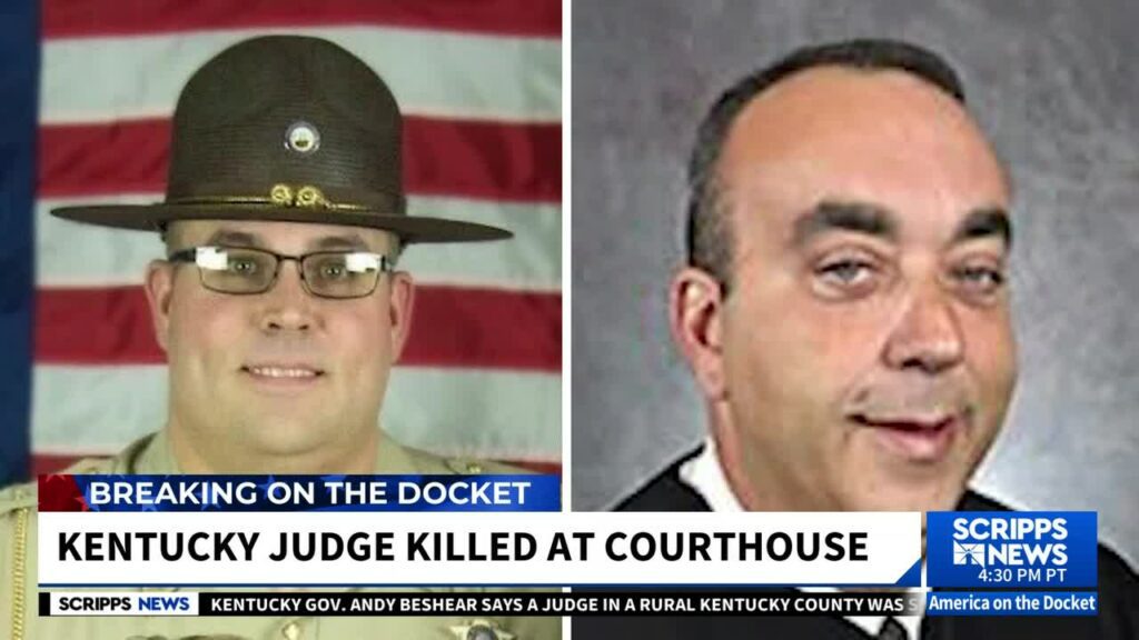 Kentucky sheriff faces murder charge after judge killed at courthouse