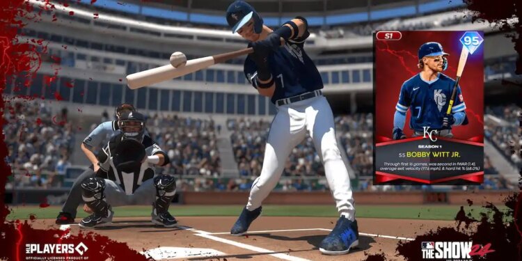 How to get the Bobby Witt Jr. Lightning Player card in MLB The Show 24