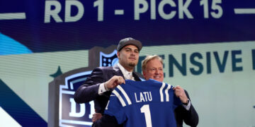 Video: Colts GM Says Team ‘Got Best F–king Rusher’ in 2024 NFL Draft in Laiatu Latu