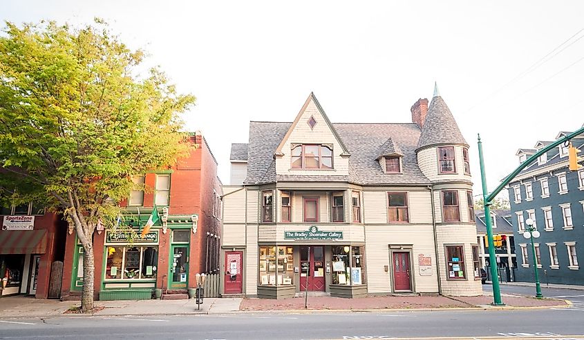 Downtown streets of Lewisburg, Pennsylvania