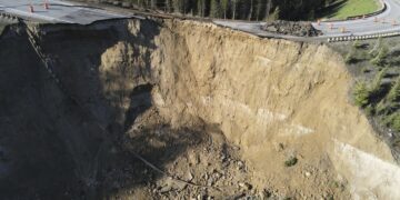 Massive chunk of Wyoming’s Teton Pass crumbles; unclear how quickly the road can be rebuilt