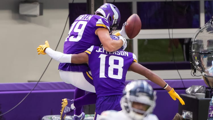 Justin Jefferson and Adam Thielen