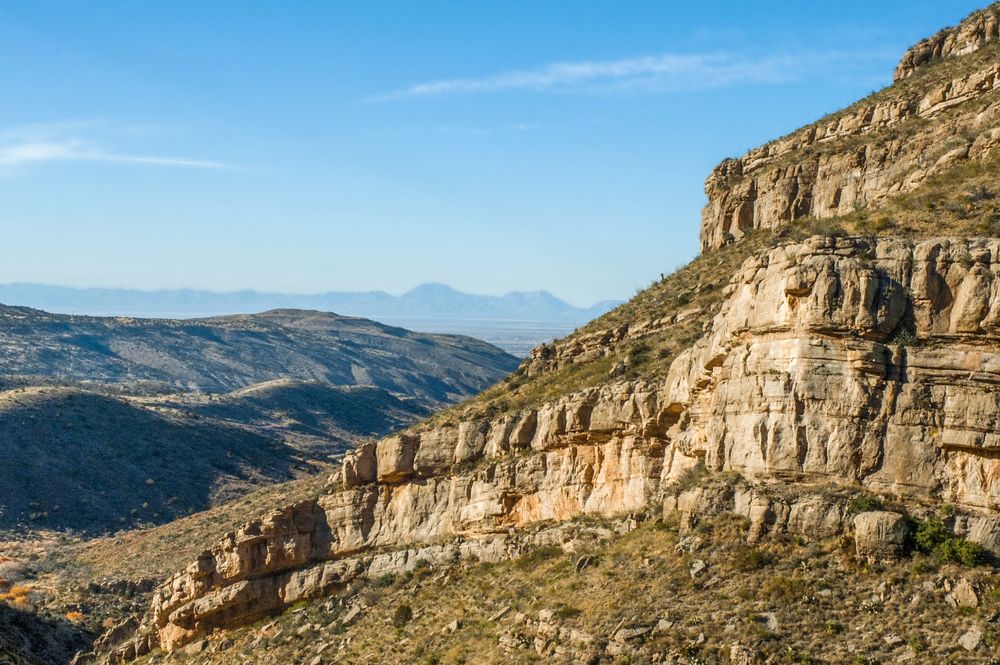 Mountain range in Alamogordo, New Mexico