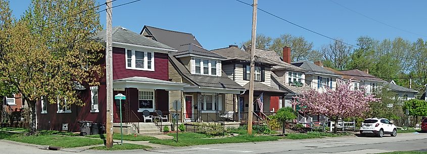 Block of Third Street, Oakmont, Pennsylvania.