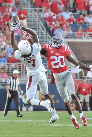 NCAA Football: Arkansas at Mississippi