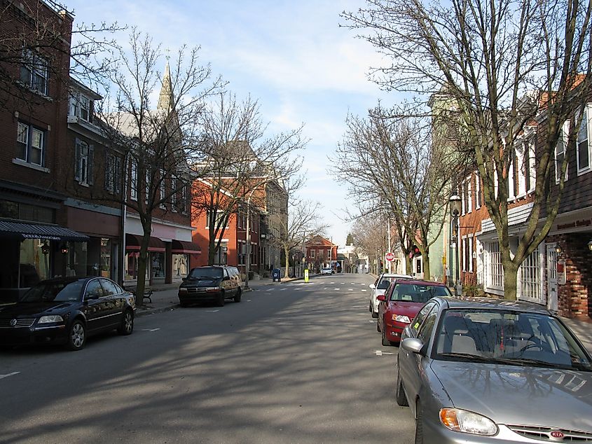 Allegheny Street in Hollidaysburg, Pennsylvania