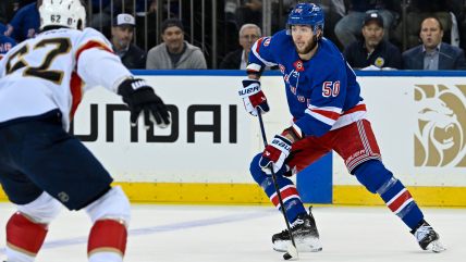 Rangers’ bruising 2nd-year forward developing into core bottom-six grinder