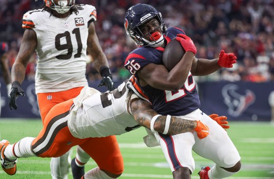 Houston Texans running back Devin Singletary (26) (New York Giants)