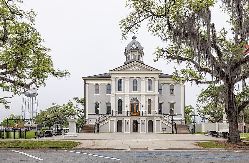 Thomas County Courthouse in Thomasville, Georgia. Image credit Roberto via stock.adobe.com