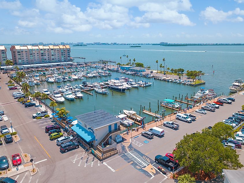 The marina in Dunedin, Florida.