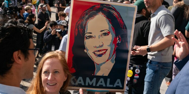 Kamala Harris supporters