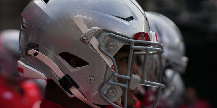 Sep 16, 2023; Columbus, Ohio, USA; Ohio State Buckeyes linebacker C.J. Hicks (11) gets ready to take the field before their game against Western Kentucky Hilltoppers at Ohio Stadium.