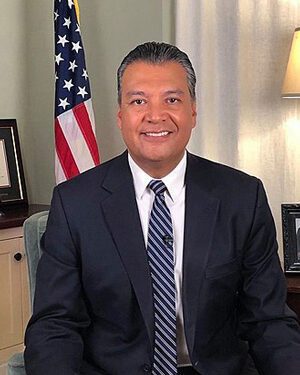 Alex Padilla senator official portrait