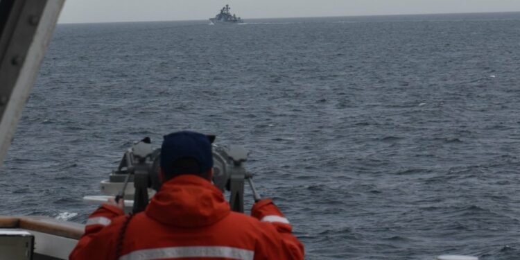 U.S. Coast Guard Encounters Chinese Ships