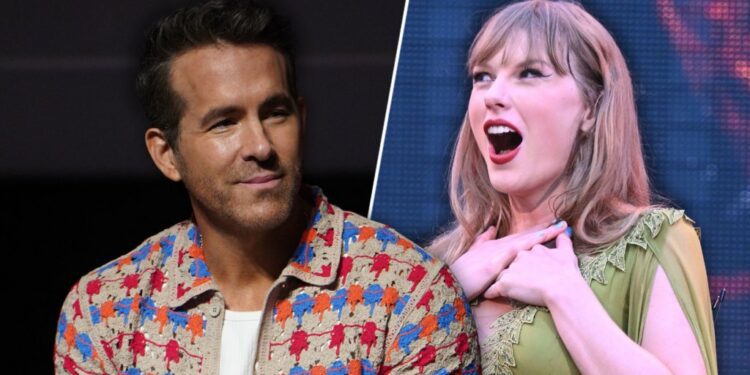 Ryan Reynolds and Taylor Swift