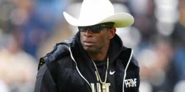 Deion Sanders in a cowboy hat