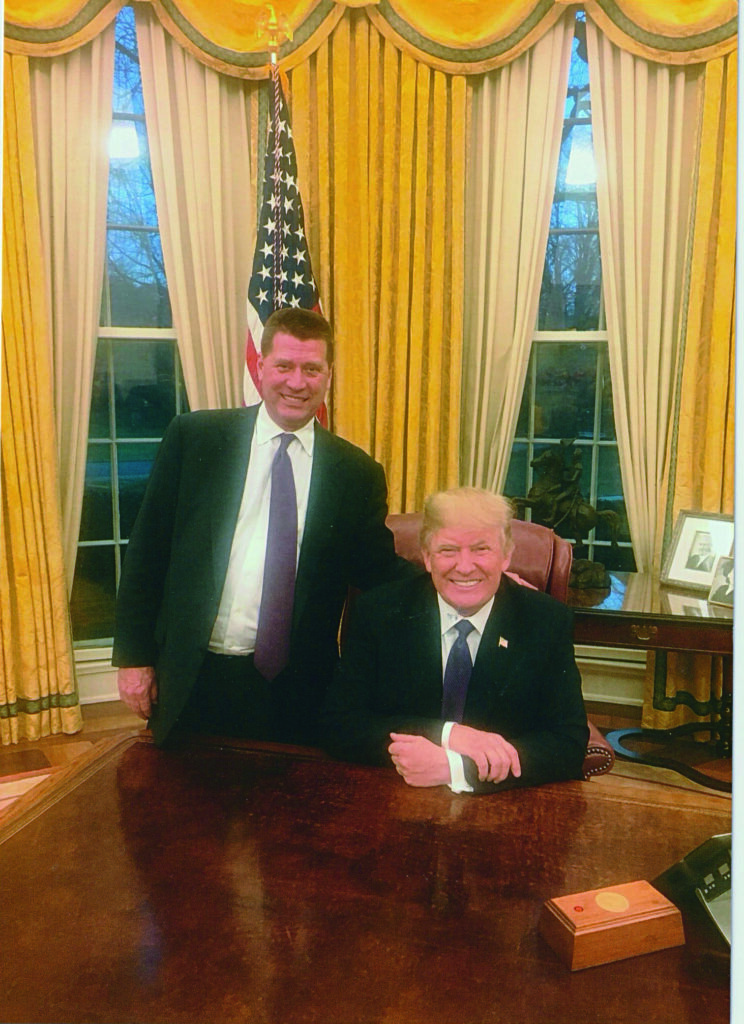 Fred Trump III and Donald in the Oval Office, 2018