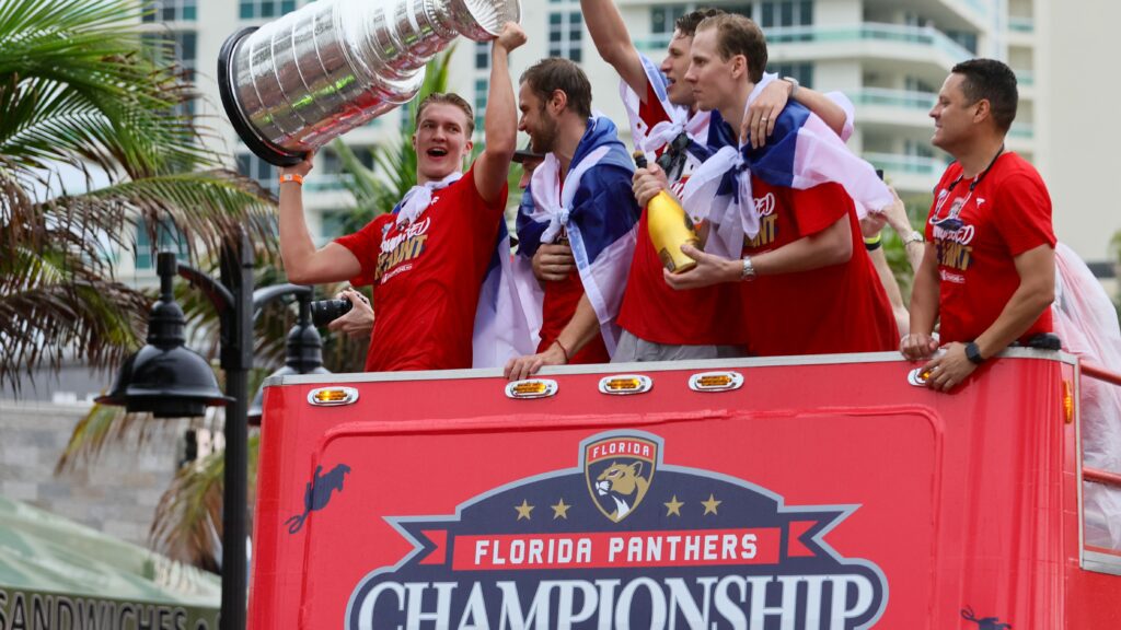 Florida Panthers, fans celebrate Stanley Cup championship with parade