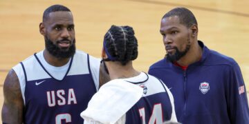 Former President Barack Obama surprises at USA Basketball party