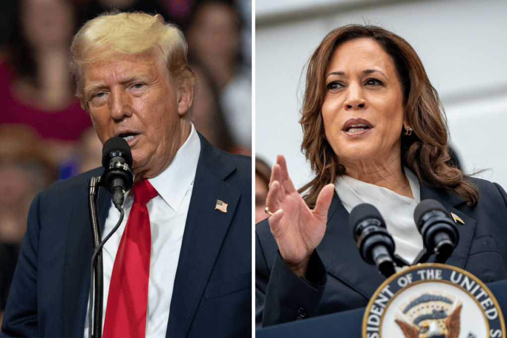 Donald Trump & Kamala Harris