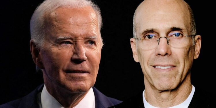 Jeffrey Katzenberg Tells Joe Biden That Donor Cash Is Drying Up As Concerns About POTUS' Age Grow