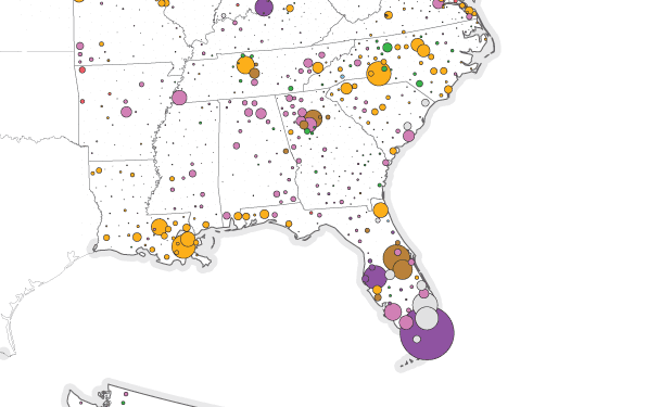 Where millions of immigrants in the U.S. came from and now live