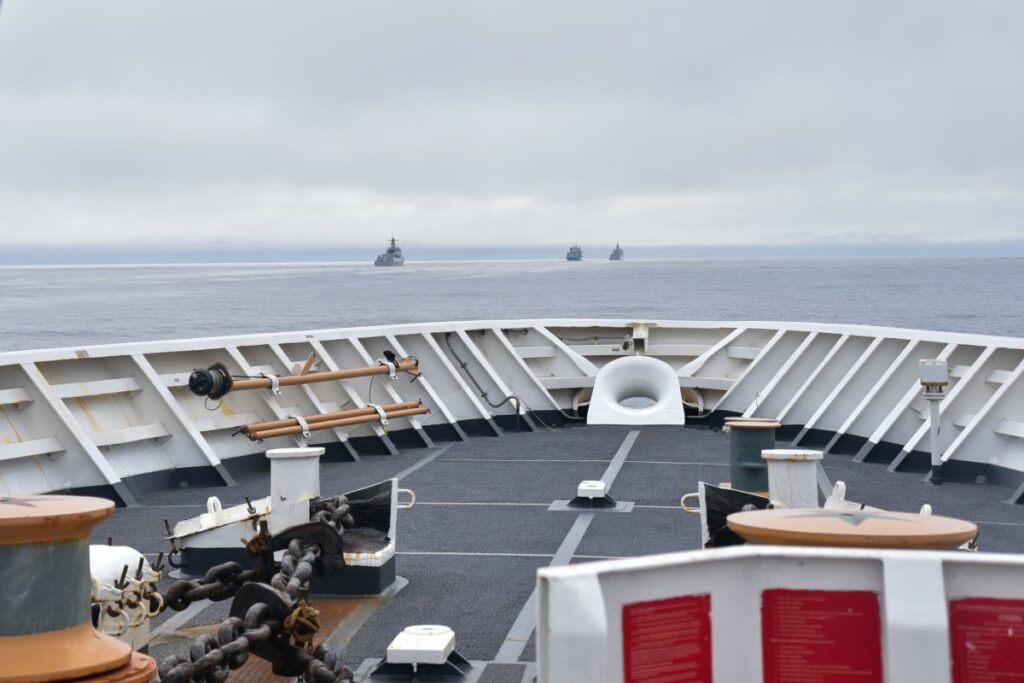 US China Ships Encounter in Alaska