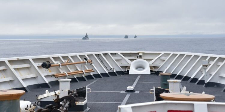 US China Ships Encounter in Alaska