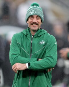 New York Jets quarterback Aaron Rodgers, Joe Biden