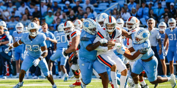 North Carolina Tar Heels defensive lineman Travis Shaw 2024 preview