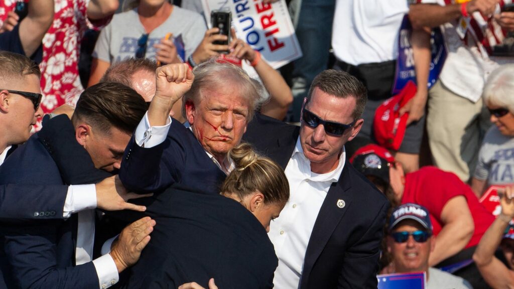 Police shooting of man near RNC raises Trump security questions