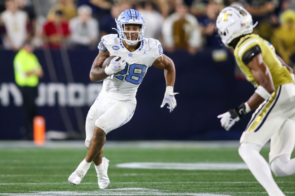 Previewing top North Carolina Tar Heels running back Omarion Hampton