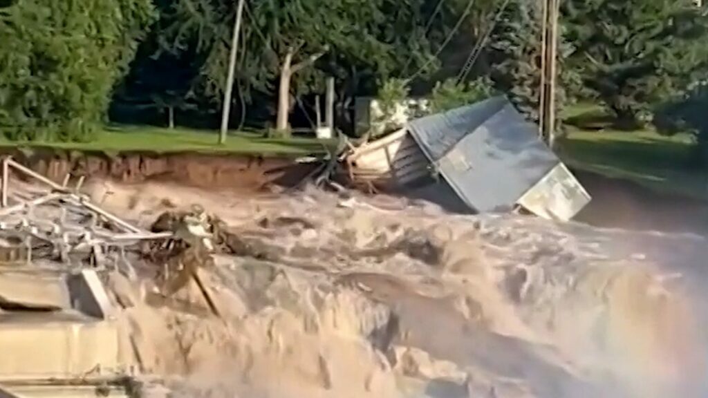 Rapidan Dam in Minnesota at risk as Midwest rivers flood