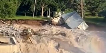 Rapidan Dam in Minnesota at risk as Midwest rivers flood