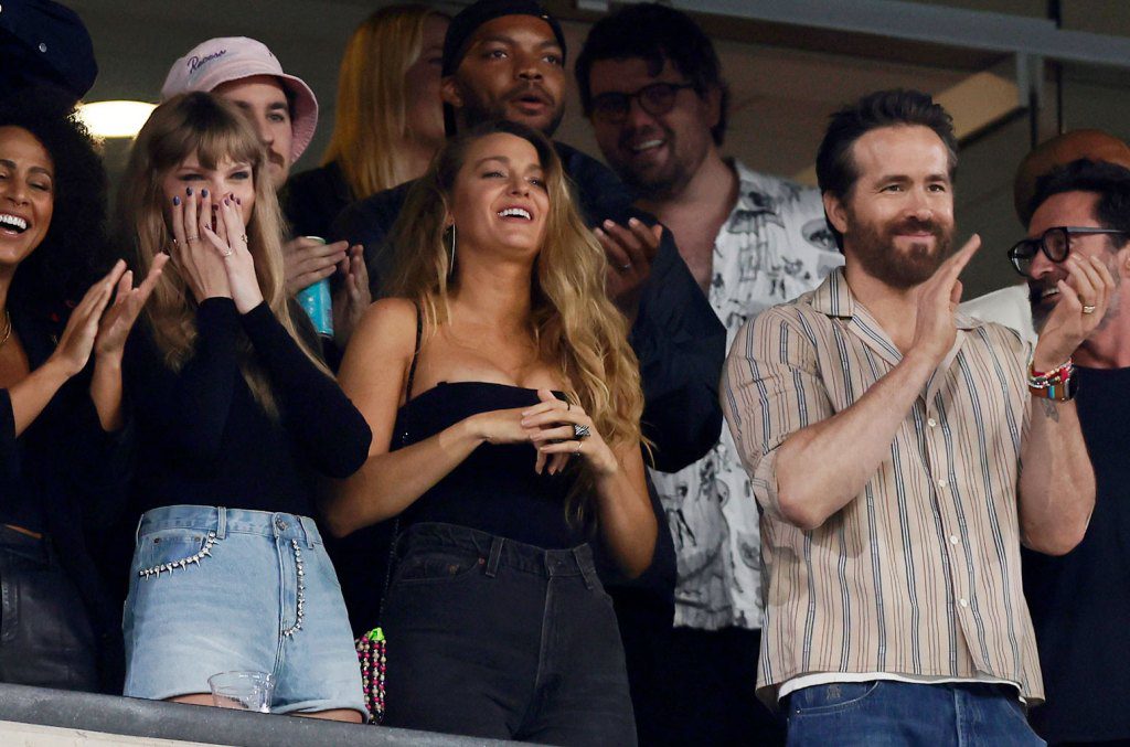 Taylor Swift, Blake Lively and Ryan Reynolds