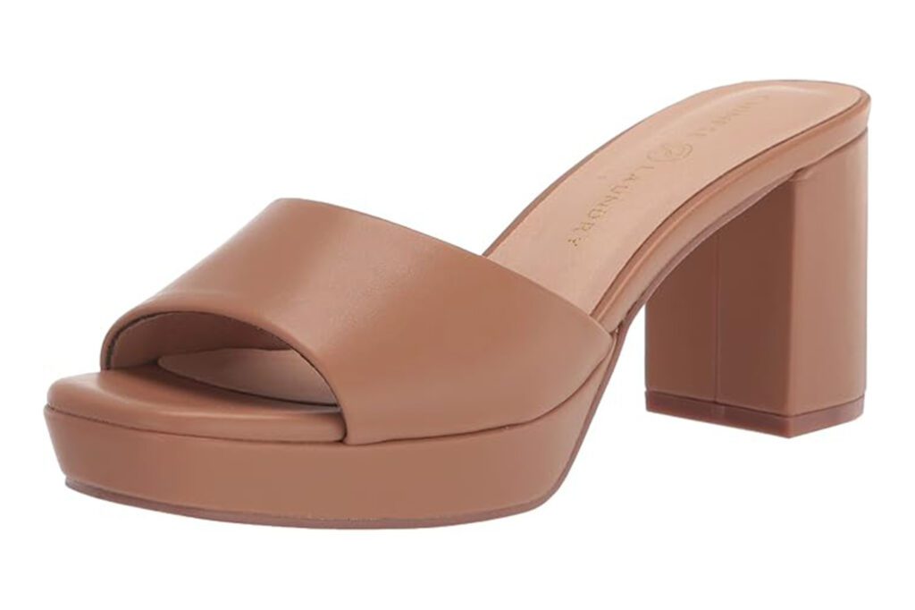 A brown heel