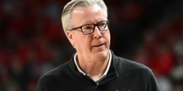 Frank McCaffery looks on