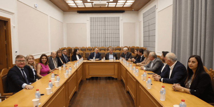 Steve Georganas MP attends World Hellenic Inter-Parliamentary Association meeting in Crete – The The Greek Herald
