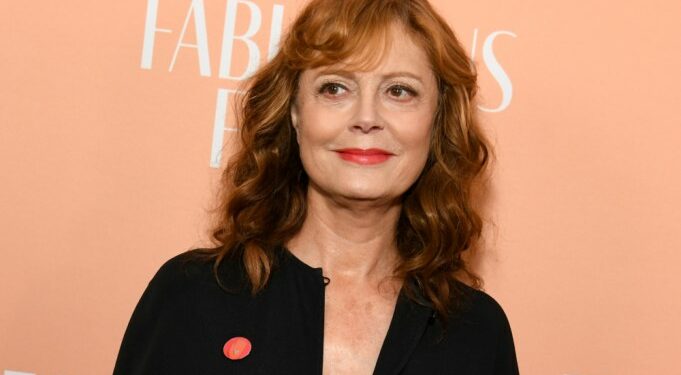 Susan Sarandon at “The Fabulous Four” Premiere at The Whitby Hotel on July 18, 2024 in New York City, New York.