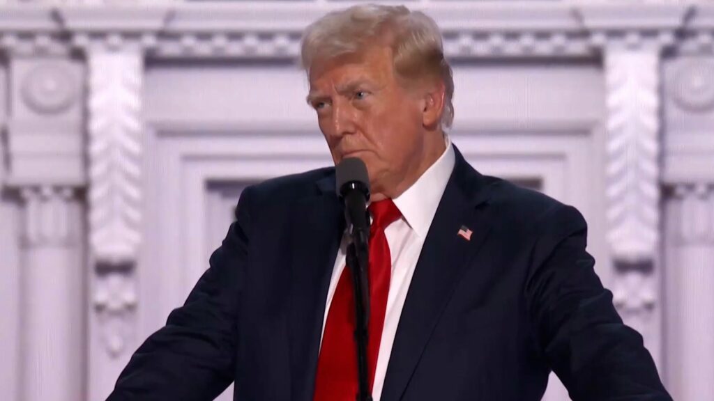 Trump ditches unity for 'remarkably dishonest acceptance speech'