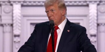 Trump ditches unity for 'remarkably dishonest acceptance speech'