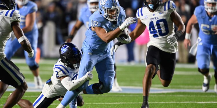 UNC football 2024 player profile tight end Bryson Nesbit