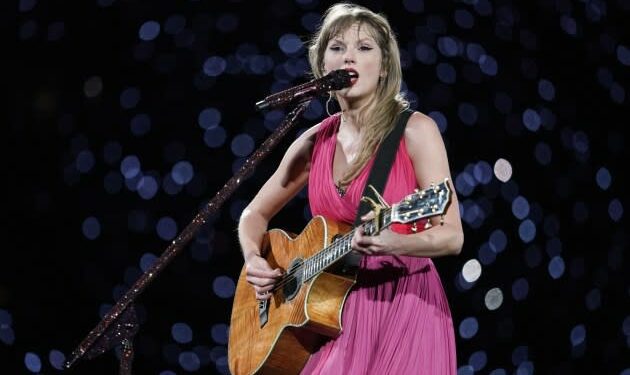 Taylor Swift performs at Olympiastadion on July 27, 2024 in Munich, Germany.  - Credit: Thomas Niedermueller/TAS24/Getty Images for TAS Rights Management