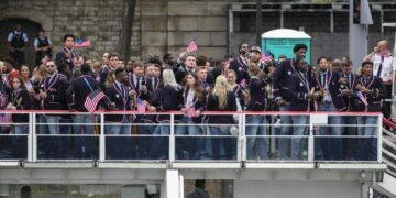 Why is the US Olympic team so late in the opening ceremony parade?