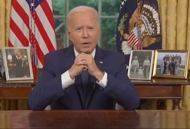 Last month, a manipulated video ricocheting across X appeared to show Biden cursing his critics - including using anti-LGBTQ slurs - after he announced he would not seek reelection and endorsed Harris for the Democratic nomination