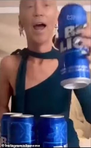 Biden's likeness was superimposed onto Dylan Mulvaney's Bud Light video