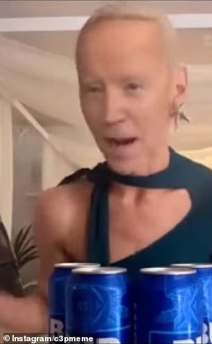 A deepfake of Biden appeared to show him pre-gaming in drag